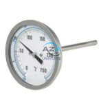 dial thermometer, analog temperature gauge, bimetal thermometer, lab dial thermometer, industrial temperature dial