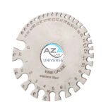 disc type wire gauge, circular wire gauge, sheet metal gauge