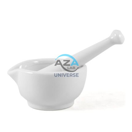 mortar and pestle, porcelain lab tools, lab grinding set