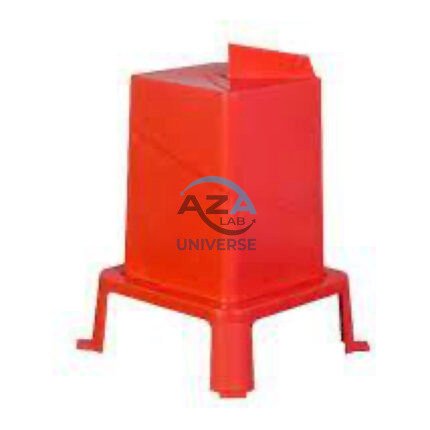 square hole form, concrete footing box, post foundation mold, square footing form, reusable concrete mold