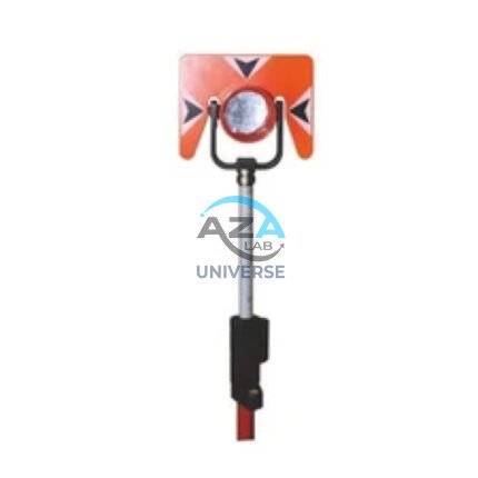 prism with pole, total station prism, survey prism, target pole, stakeout prism