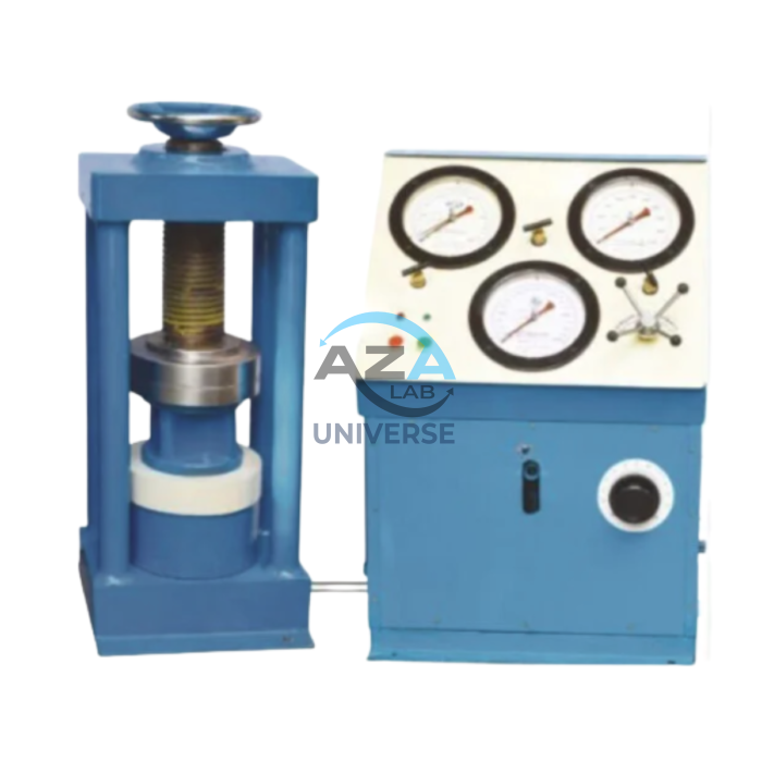 COMPRESSION TESTING MACHINE (Four Pillar) Hand Cum Electrical Operated AZA1134 - Image 1