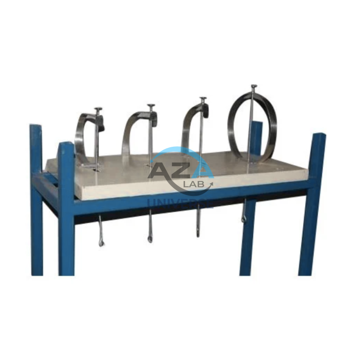 RAL 5017 traffic blue (49) Curved Beam Deflection Apparatus AZA1338 - Image 1