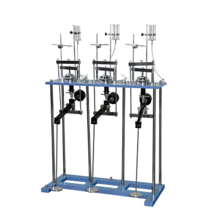 Consolidation Apparatus AZA 0898 - Three Gang Model for Soil Consolidation