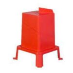 square hole form, concrete footing box, post foundation mold, square footing form, reusable concrete mold