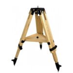 wooden tripod, surveying tripod, heavy-duty tripod, total station stand, vibration-free tripod