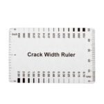 Crack Width Ruler, Concrete Crack Measurement, ASTM Crack Scale