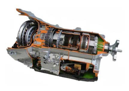Cut Model of Automatic Transmission System