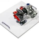 Cut Model of Turbocharger