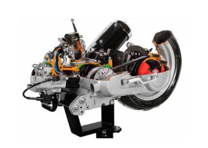 Cut Section Model of Four Stroke Petrol Engine