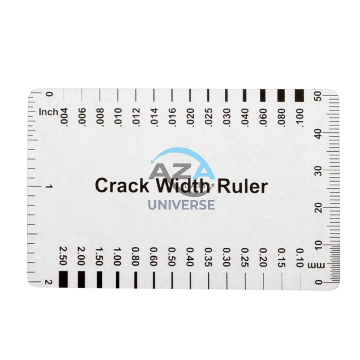 Ral Ruler Crack Width Ruler for Measuring Concrete Cracks Accurately